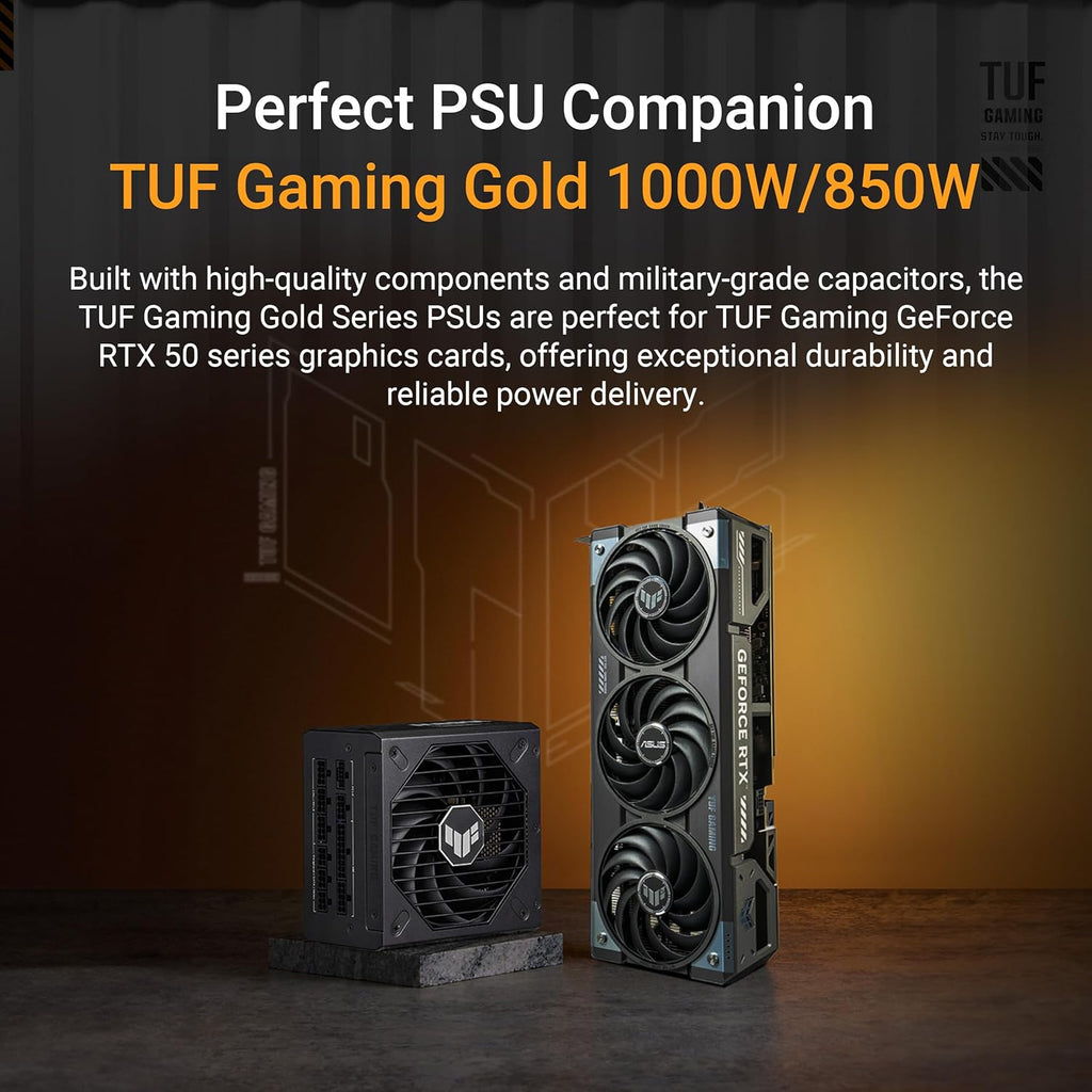 ASUS TUF Gaming NVIDIA GeForce RTX 5070 12GB GDDR7 OC Edition Graphics Card, (PCIe 5.0, HDMI/DP 2.1, 3.125-Slot, Military-Grade Components, Protective PCB Coating, Axial-tech Fans), 3 Year Warranty