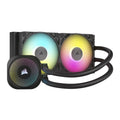 CORSAIR iCUE Link Titan 240 RX RGB Liquid CPU Cooler – 240mm AIO – Low-Noise – FlowDrive Cooling Engine – Intel LGA 1851/1700, AMD AM5/AM4 – 2X RX120 RGB Fans – iCUE Link System Hub Included – White