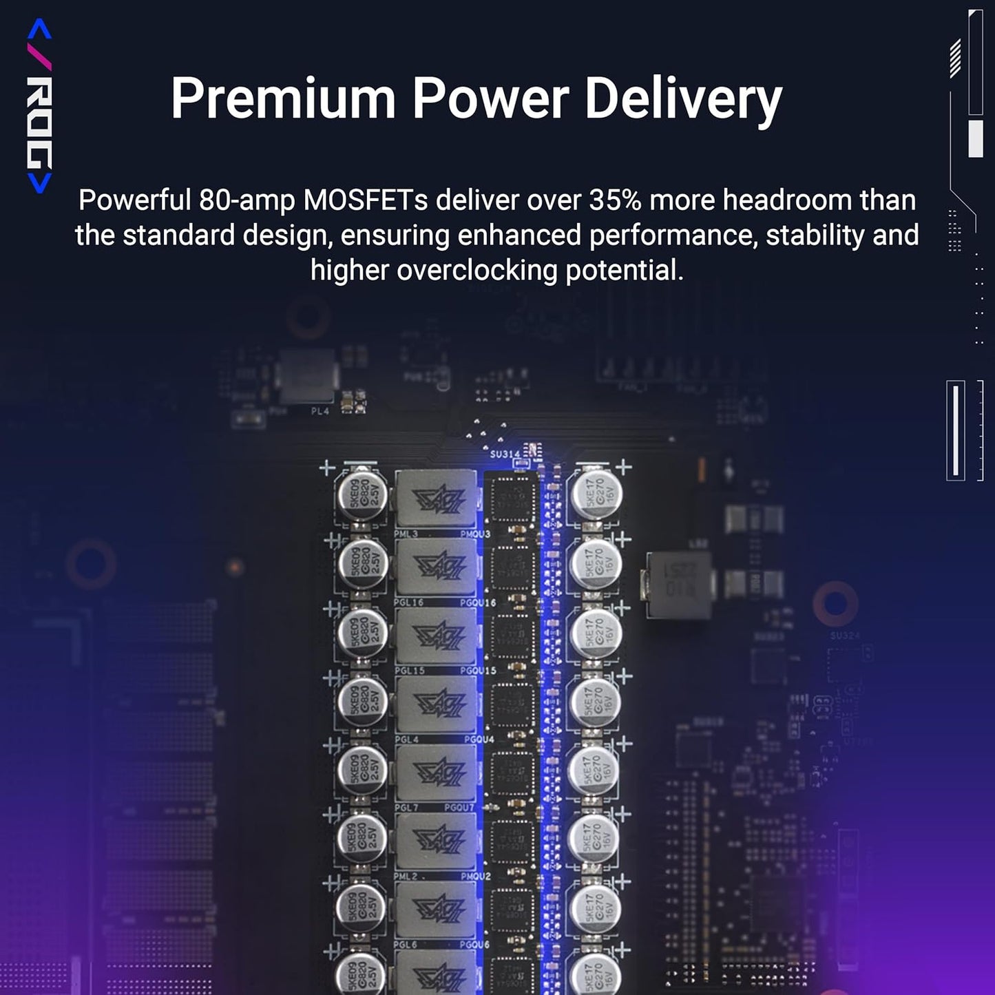 ASUS ROG Astral GeForce RTX™ 5080 OC Edition Graphics Card, NVIDIA (PCIe® 5.0, 16GB GDDR7, HDMI®/DP 2.1, 3.8-Slot, 4-Fan Design, Axial-tech Fans, Patented Vapor Chamber, Phase-Change GPU Thermal Pad)