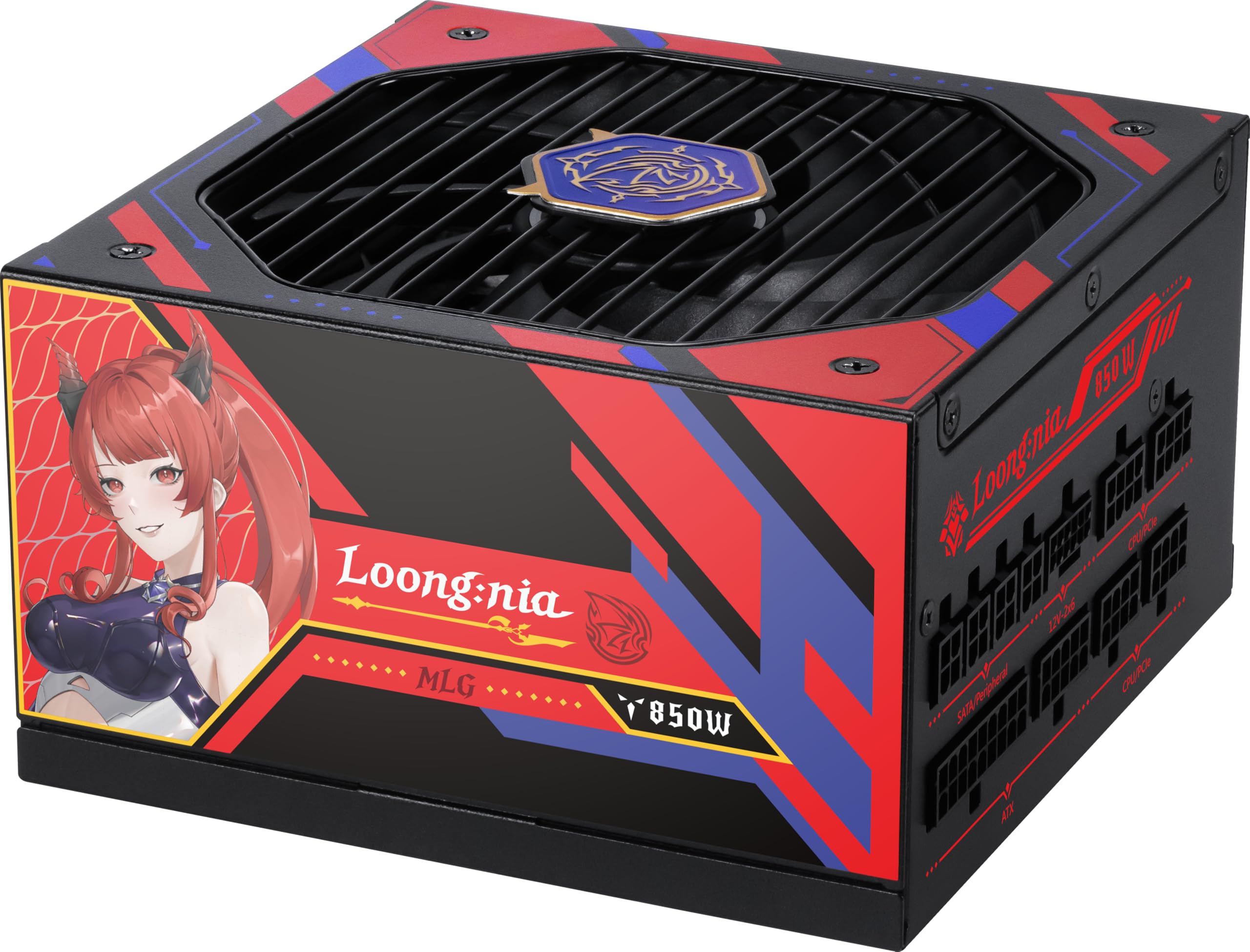 MSI MAG A650GLS PCIE5, Fully Modular Compact Gaming 650W Power Supply, 80+ Gold, ATX 3.1 & PCIe 5.1 Ready, Native Dual-Color 12V-2x6 Cable, Low-Noise, Embossed Jacket Cables, 10 Year Warranty