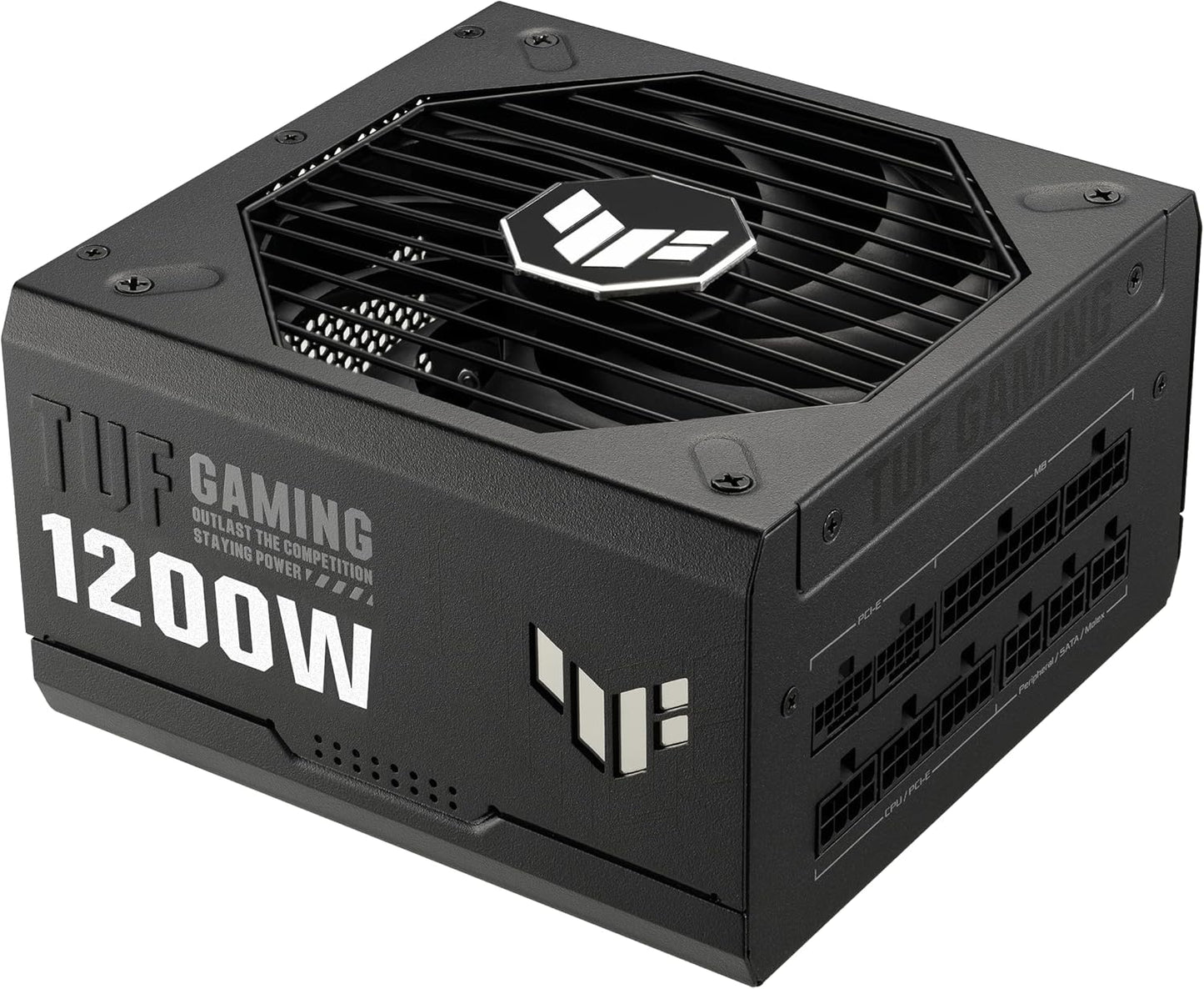 ASUS TUF Gaming 1200W Gold (1200 Watt, ATX 3.0 Compatible Fully Modular Power Supply, 80+ Gold Certified, Military-Grade Components, Dual Ball Bearing, Axial-tech Fan, PCB Coating, 10 Year Warranty)