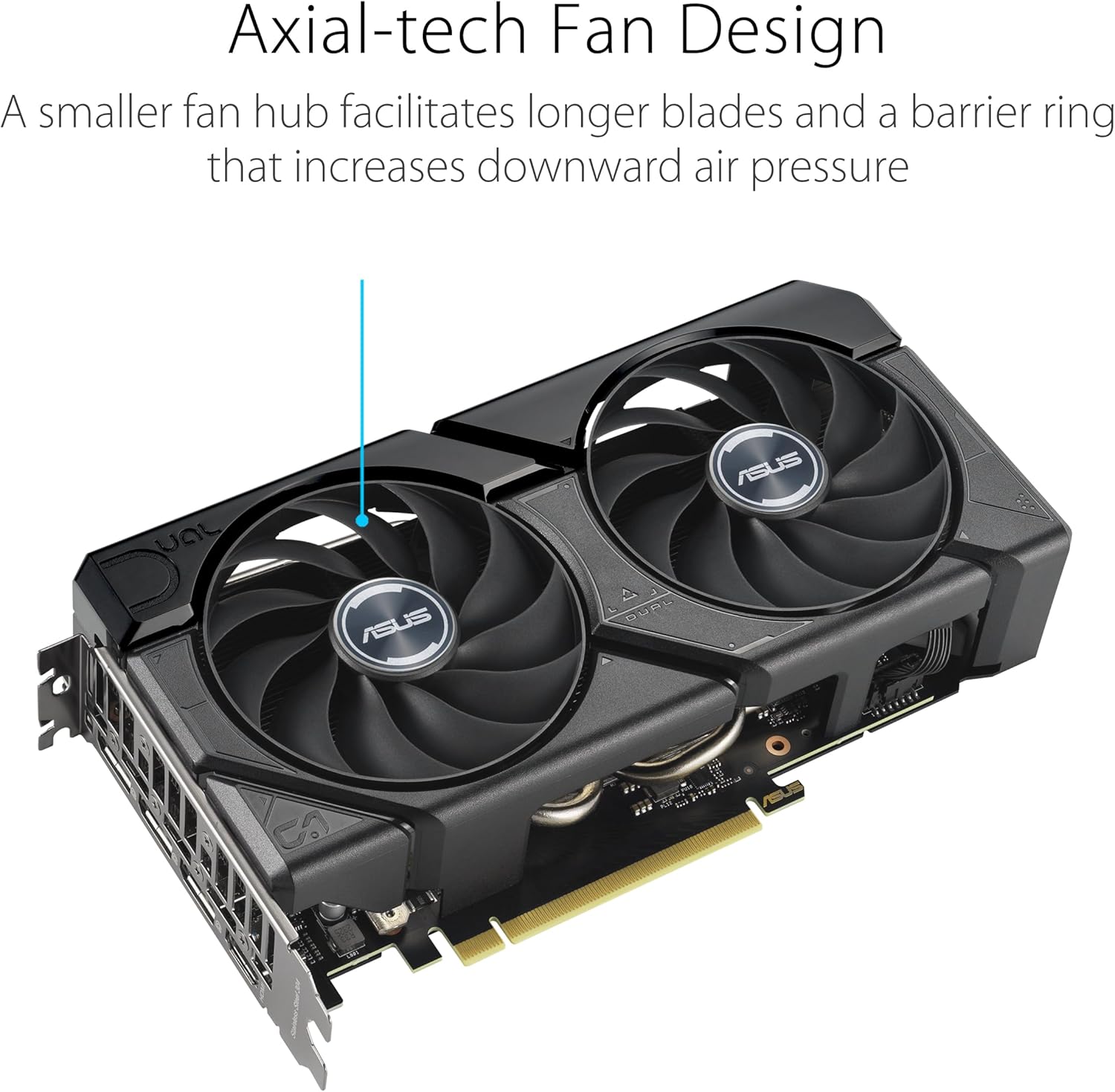 ASUS Dual GeForce RTX™ 4070 Super EVO OC Edition 12GB GDDR6X (PCIe 4.0, 12GB GDDR6X, DLSS 3, HDMI 2.1a, DisplayPort 1.4a, 2.5-Slot Design, Axial-tech Fan Design, 0dB Technology, and More) (Renewed)