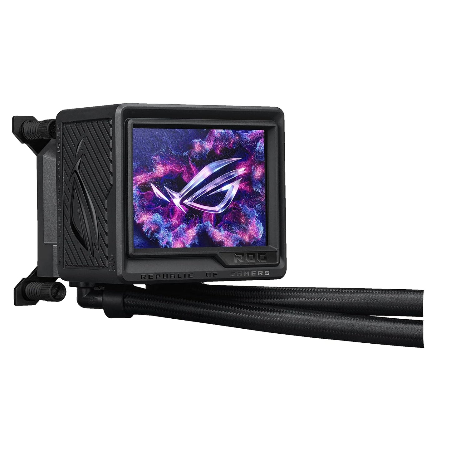 ASUS ROG RYUJIN III 360 ARGB EXTREME all-in-one AIO CPU liquid cooler, AMD Ryzen 9000 & Intel® Core™ Ultra Ready, Asetek Gen8 V2 pump; high airflow static pressure magnetic fans; customizable 3.5" LCD