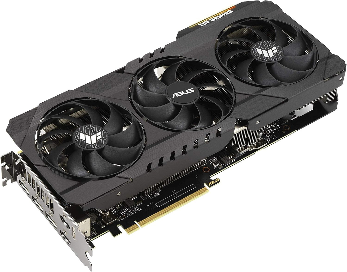 ASUS TUF Gaming NVIDIA GeForce RTX 3090 OC Edition Graphics Card- PCIe 4.0, 24GB GDDR6X, HDMI 2.1, DisplayPort 1.4a, Dual Ball Fan Bearings (Renewed)
