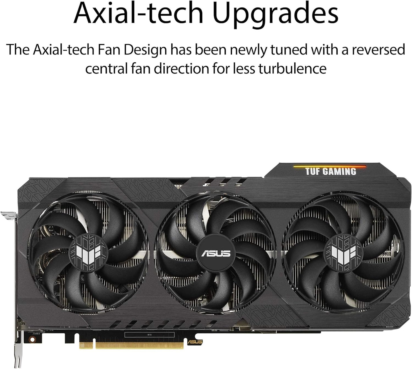 ASUS TUF Gaming NVIDIA GeForce RTX 3090 OC Edition Graphics Card- PCIe 4.0, 24GB GDDR6X, HDMI 2.1, DisplayPort 1.4a, Dual Ball Fan Bearings (Renewed)