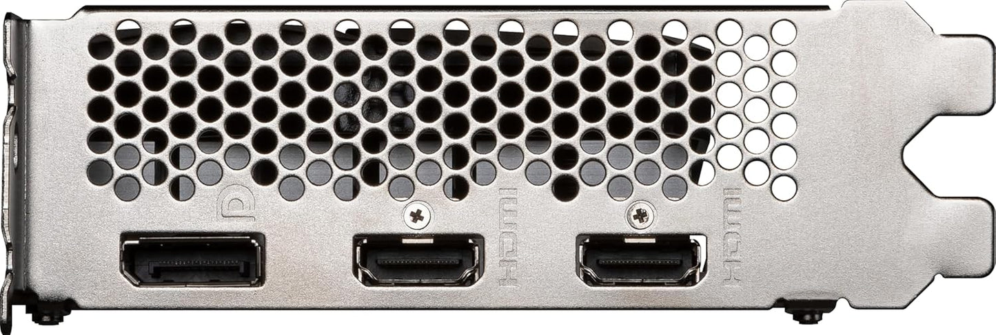 msi Gaming RTX 3050 Ventus 2X 6G OC Graphics Card (NVIDIA RTX 3050, 96-Bit, Boost Clock: 1492 MHz, 6GB GDDR6 14 Gbps, HDMI/DP, Ampere Architecture)