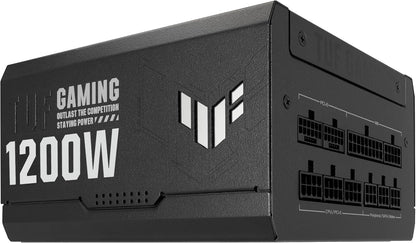 ASUS TUF Gaming 1200W Gold (1200 Watt, ATX 3.0 Compatible Fully Modular Power Supply, 80+ Gold Certified, Military-Grade Components, Dual Ball Bearing, Axial-tech Fan, PCB Coating, 10 Year Warranty)