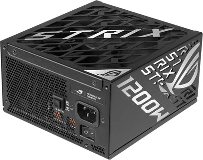 ASUS ROG Strix 1200W Platinum (Fully Modular Power Supply, 80 Plus Platinum Certified, ATX 3.1, GaN MOSFET, GPU-First Intelligent Voltage Stabilizer, 10-Year Warranty)