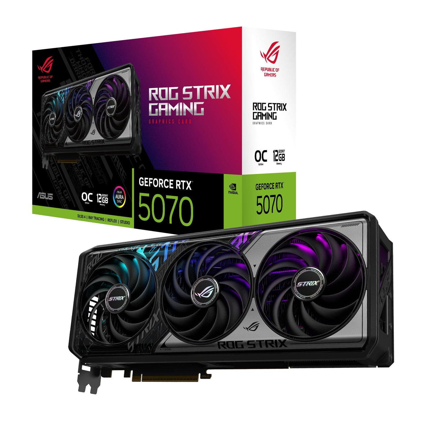 ASUS Dual GeForce RTX™ 4070 Super EVO OC Edition 12GB GDDR6X (PCIe 4.0, 12GB GDDR6X, DLSS 3, HDMI 2.1a, DisplayPort 1.4a, 2.5-Slot Design, Axial-tech Fan Design, 0dB Technology, and More)