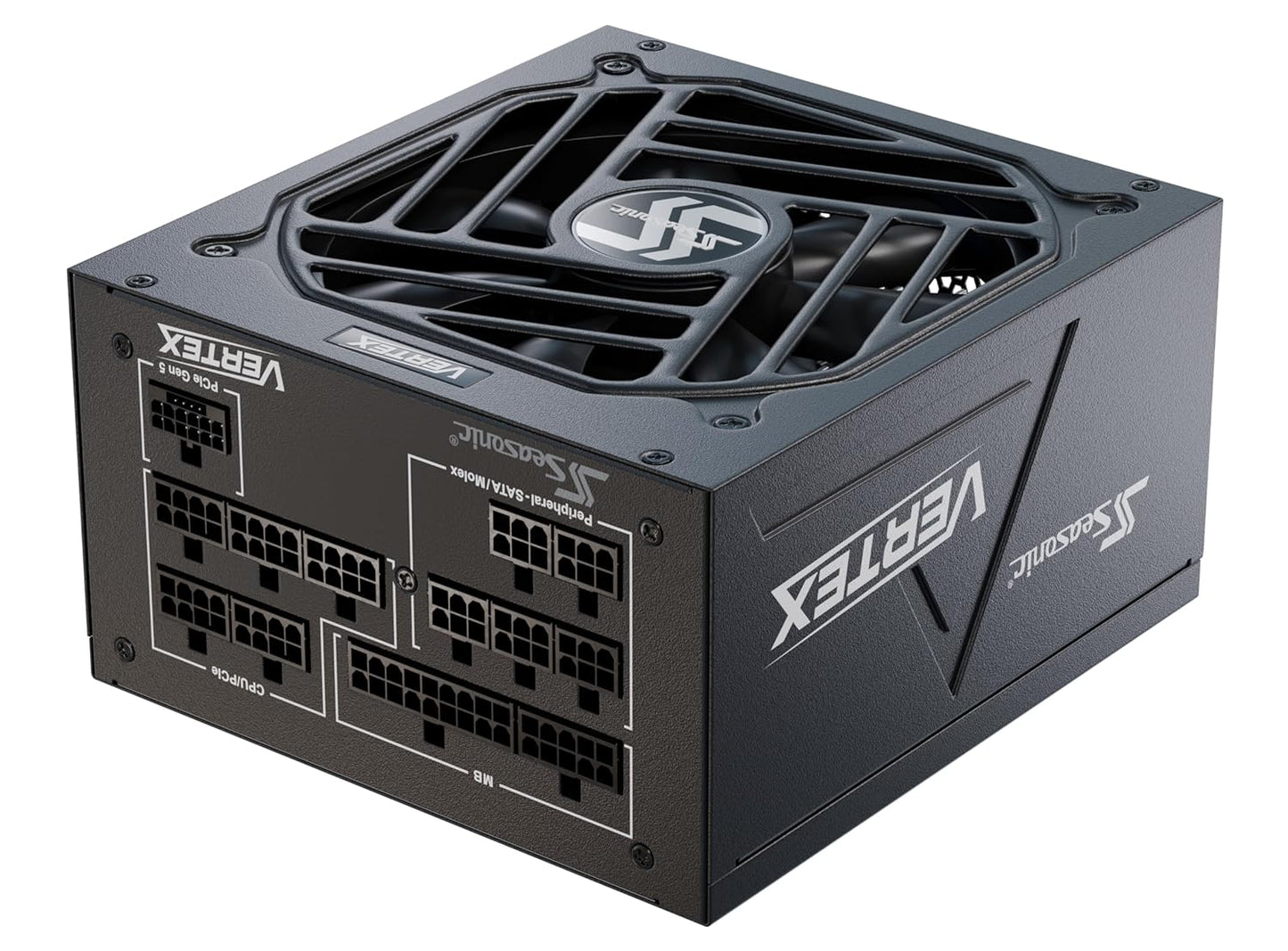 Seasonic Vertex PX-1200-1200W - 80+ Platinum - ATX 3.0 & PCIe 5.0 Ready - Fully Modular - Premium Japanese Capacitors - 12 Year Warranty - Nvidia RTX 40/50 & AMD GPU Compatible