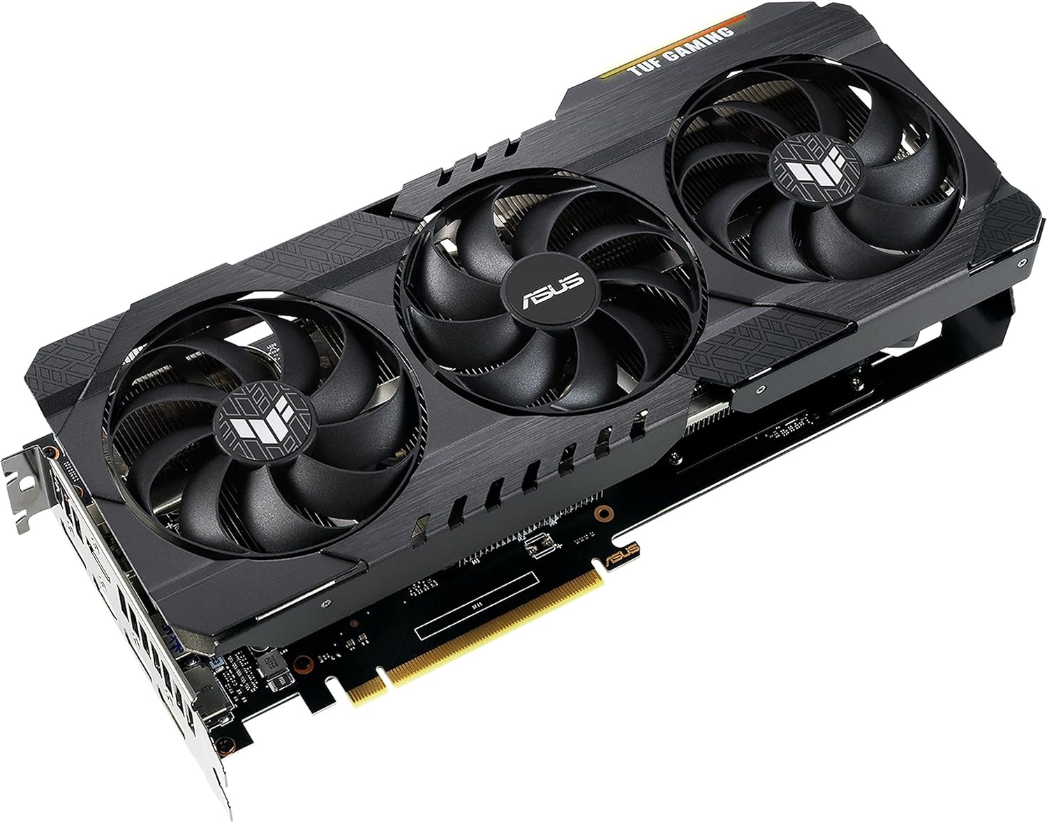 ASUS TUF Gaming NVIDIA GeForce RTX 3060 Ti V2 OC Edition Graphics Card (PCIe 4.0, 8GB GDDR6, LHR, HDMI 2.1, DisplayPort 1.4a, Dual Ball Fan Bearings, Military-Grade Certification, GPU Tweak II)