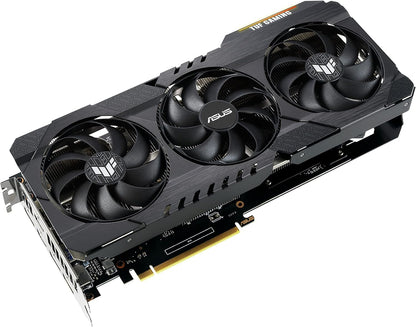 ASUS TUF Gaming NVIDIA GeForce RTX 3060 Ti V2 OC Edition Graphics Card (PCIe 4.0, 8GB GDDR6, LHR, HDMI 2.1, DisplayPort 1.4a, Dual Ball Fan Bearings, Military-Grade Certification, GPU Tweak II)