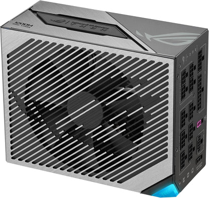 ASUS ROG Thor 1200W Platinum III PSU (80 Plus Platinum Certified, ATX 3.1, GaN MOSFET, GPU-First Intelligent Voltage Stabilizer, Magnetic OLED Display, Turbo Mode, 10-Year Warranty)