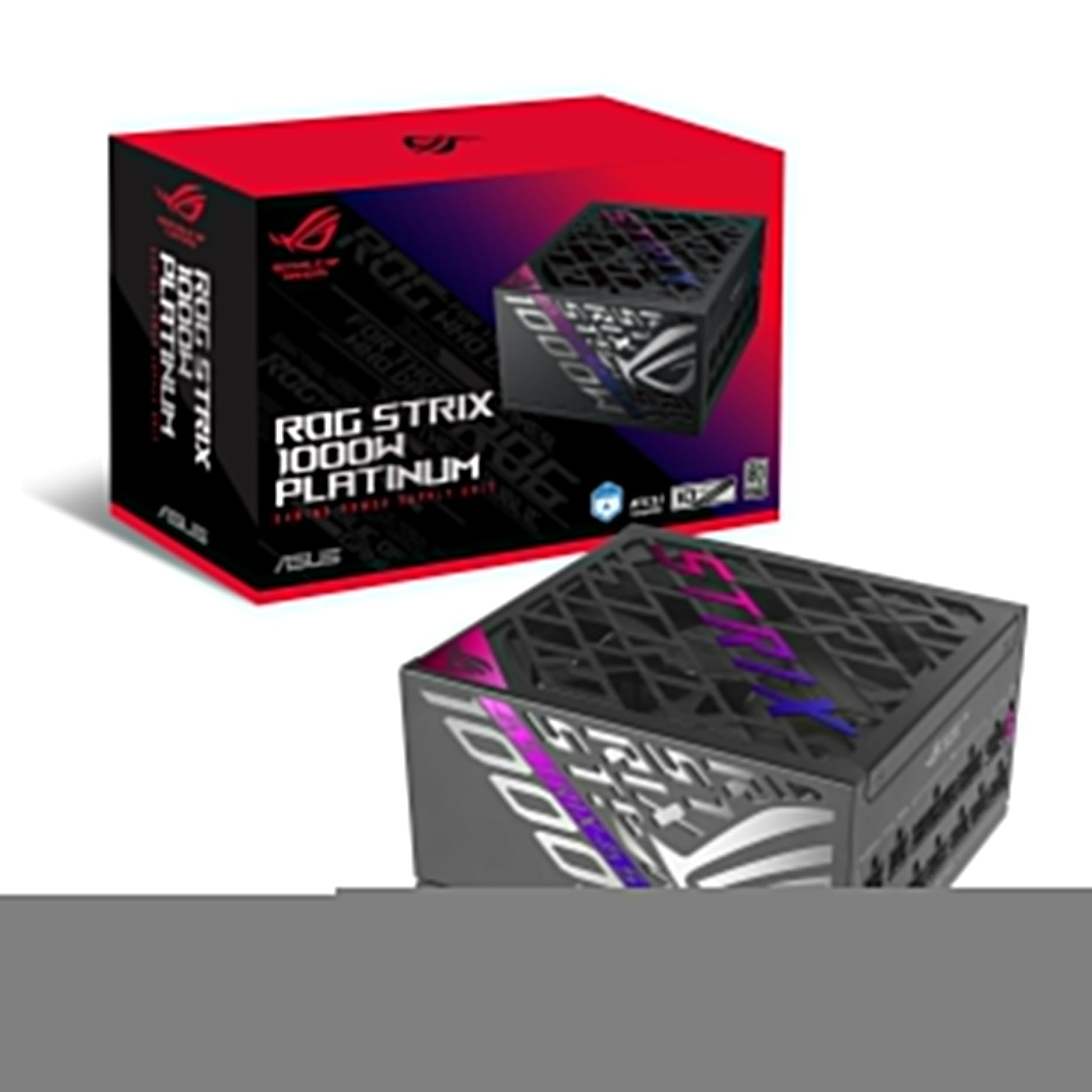 ASUS ROG Strix 1200W Platinum (Fully Modular Power Supply, 80 Plus Platinum Certified, ATX 3.1, GaN MOSFET, GPU-First Intelligent Voltage Stabilizer, 10-Year Warranty)