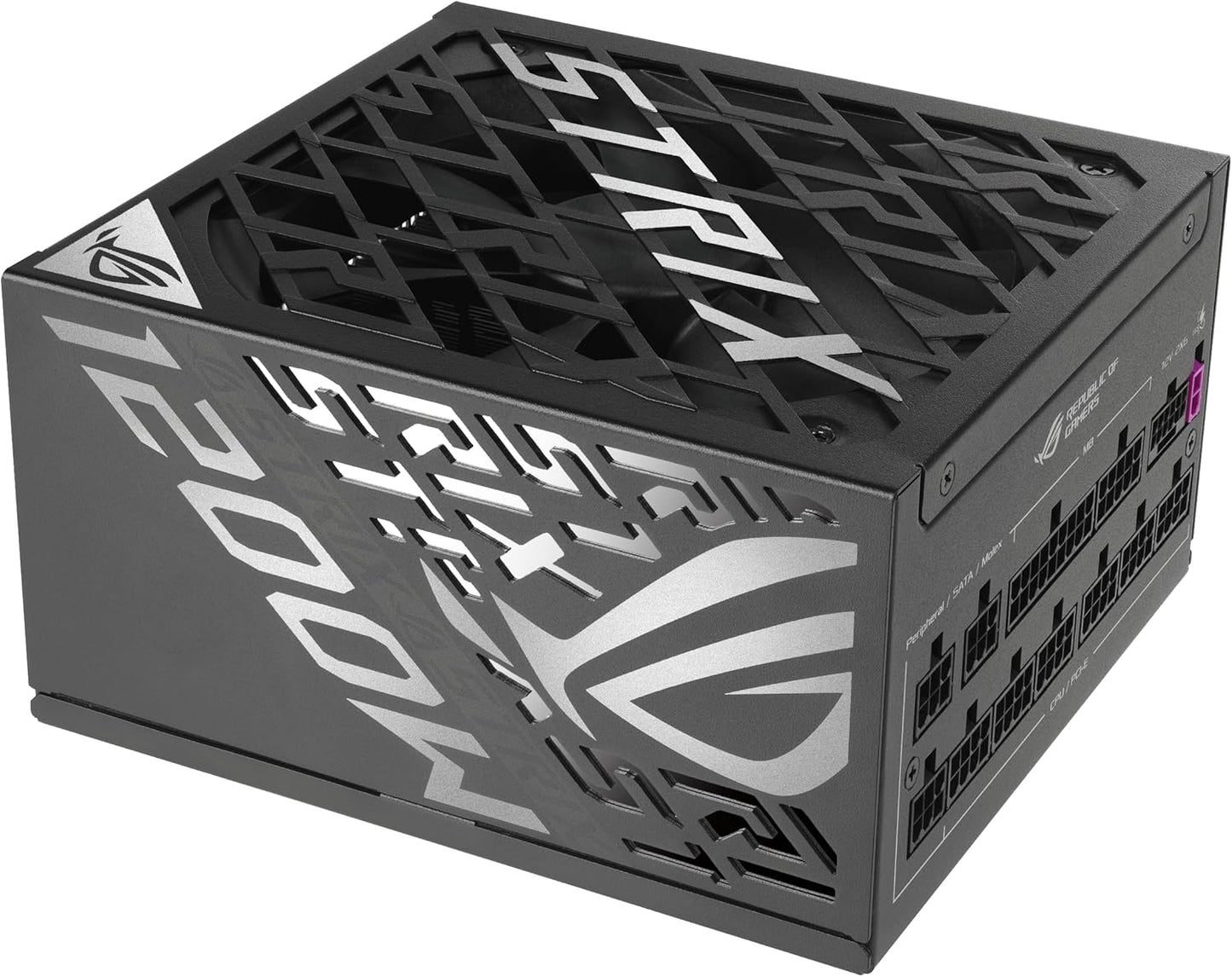 ASUS ROG Strix 1200W Platinum (Fully Modular Power Supply, 80 Plus Platinum Certified, ATX 3.1, GaN MOSFET, GPU-First Intelligent Voltage Stabilizer, 10-Year Warranty)