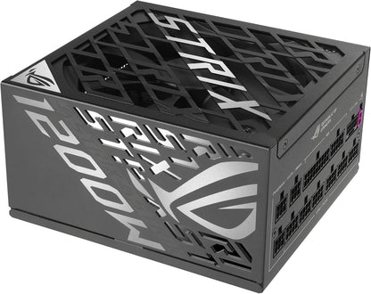 ASUS ROG Strix 1200W Platinum (Fully Modular Power Supply, 80 Plus Platinum Certified, ATX 3.1, GaN MOSFET, GPU-First Intelligent Voltage Stabilizer, 10-Year Warranty)