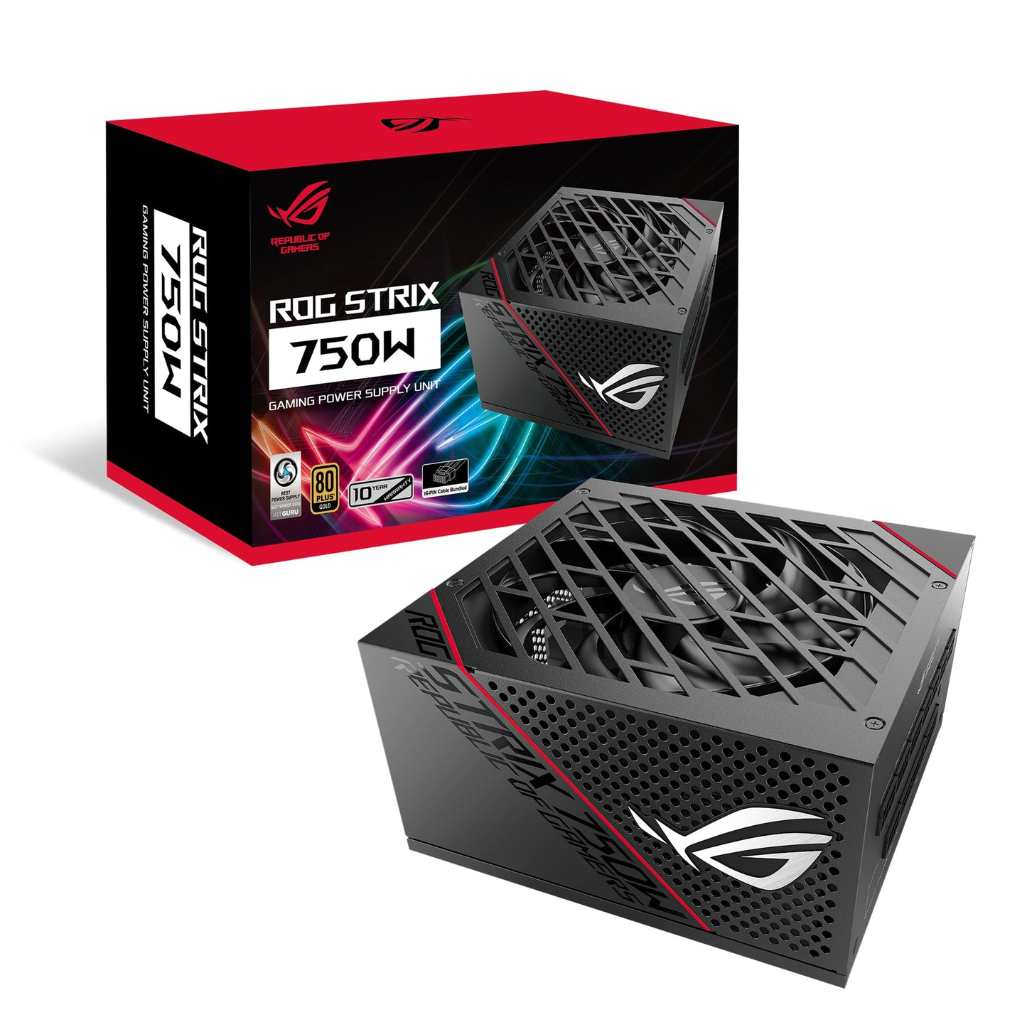 ASUS ROG Strix 1200W Platinum (Fully Modular Power Supply, 80 Plus Platinum Certified, ATX 3.1, GaN MOSFET, GPU-First Intelligent Voltage Stabilizer, 10-Year Warranty)
