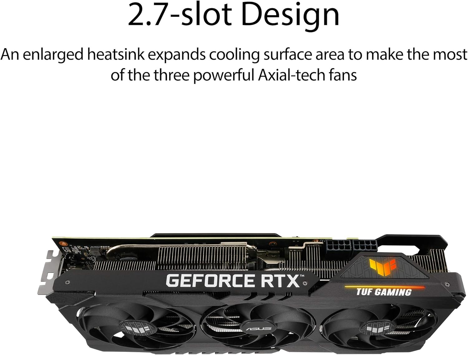 ASUS TUF Gaming NVIDIA GeForce RTX 3080 V2 OC Edition Graphics Card (PCIe 4.0, 10GB GDDR6X, LHR, HDMI 2.1, DisplayPort 1.4a, Dual Ball Fan Bearings, Military-Grade Certification, GPU Tweak II)