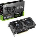 Asus Dual GeForce RTX™ 4060 Ti EVO OC Edition 16GB GDDR6 (PCIe 4.0, 16GB GDDR6, DLSS 3, HDMI 2.1a, DisplayPort 1.4a, 2.5-Slot Design, Axial-tech Fan Design, 0dB Technology, and More) (Renewed)