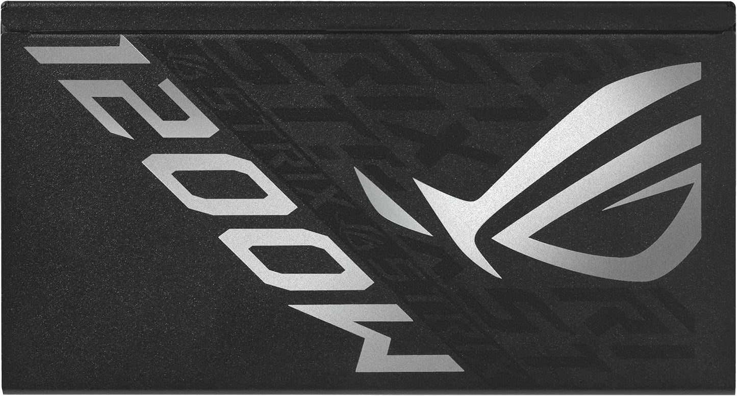 ASUS ROG Strix 1200W Platinum (Fully Modular Power Supply, 80 Plus Platinum Certified, ATX 3.1, GaN MOSFET, GPU-First Intelligent Voltage Stabilizer, 10-Year Warranty)