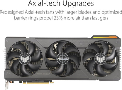ASUS TUF Gaming NVIDIA GeForce RTX 4080 Super OC Edition Gaming Graphics Card (PCIe 4.0, 16GB GDDR6X, HDMI 2.1a, DisplayPort 1.4a) (Renewed)