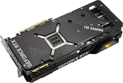 ASUS TUF Gaming NVIDIA GeForce RTX 3090 OC Edition Graphics Card- PCIe 4.0, 24GB GDDR6X, HDMI 2.1, DisplayPort 1.4a, Dual Ball Fan Bearings (Renewed)