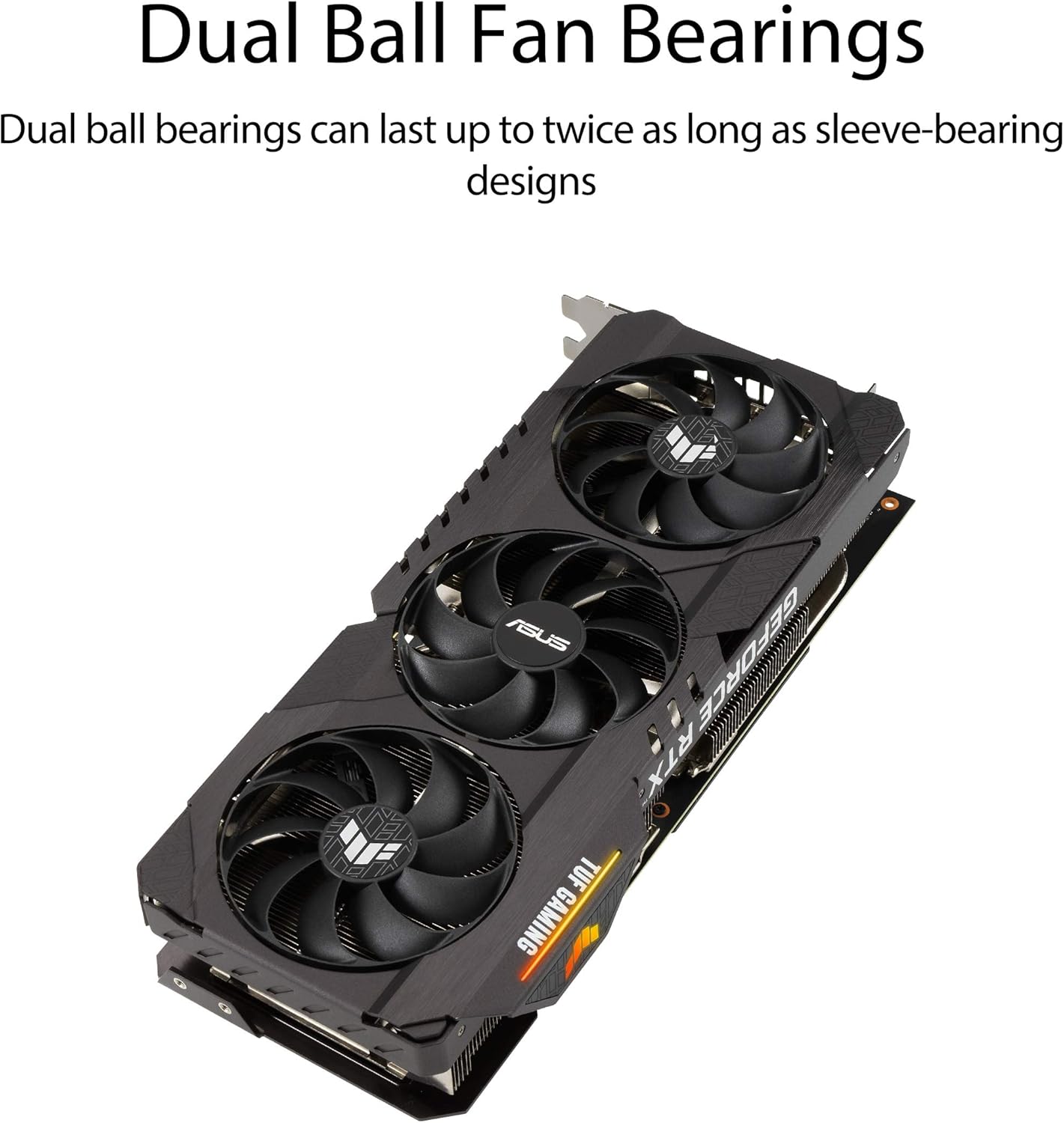 ASUS TUF Gaming NVIDIA GeForce RTX 3080 V2 OC Edition Graphics Card (PCIe 4.0, 10GB GDDR6X, LHR, HDMI 2.1, DisplayPort 1.4a, Dual Ball Fan Bearings, Military-Grade Certification, GPU Tweak II)