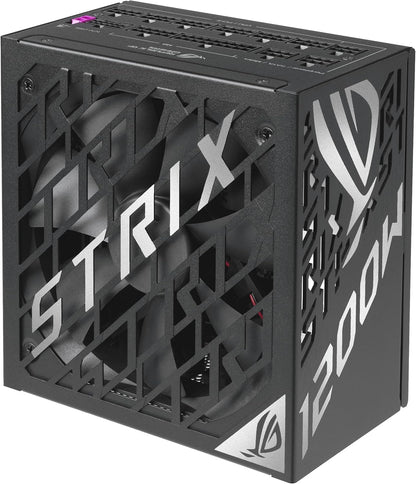 ASUS ROG Strix 1200W Platinum (Fully Modular Power Supply, 80 Plus Platinum Certified, ATX 3.1, GaN MOSFET, GPU-First Intelligent Voltage Stabilizer, 10-Year Warranty)